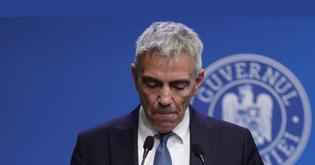 Imagine cu Dragoș Anastasiu, fost vicepremier, în contextul demisiei sale din cauza unui scandal de corupție.